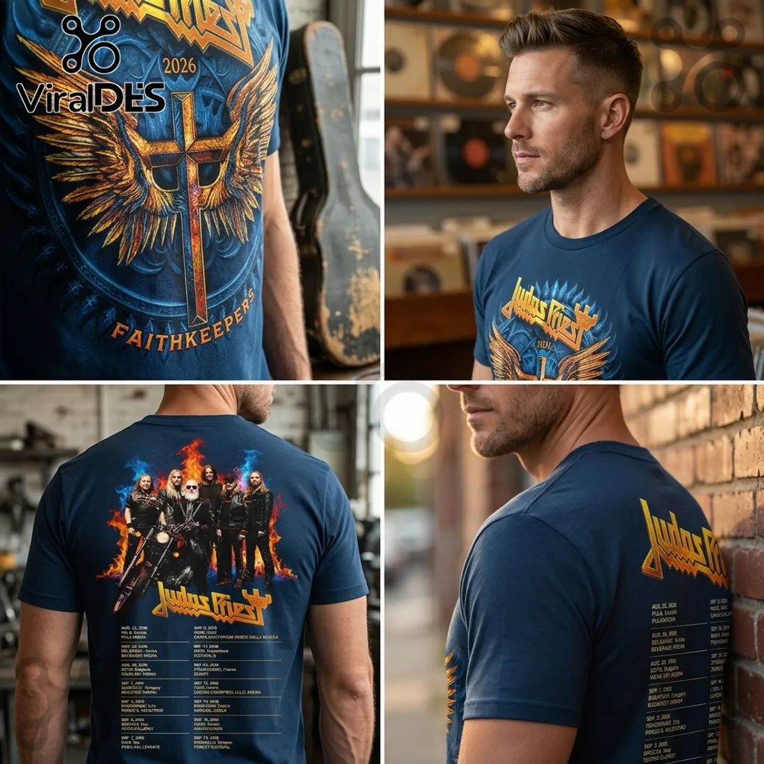 Judas Priest 2026 Tour Faithkeepers Limited Edition T-Shirt