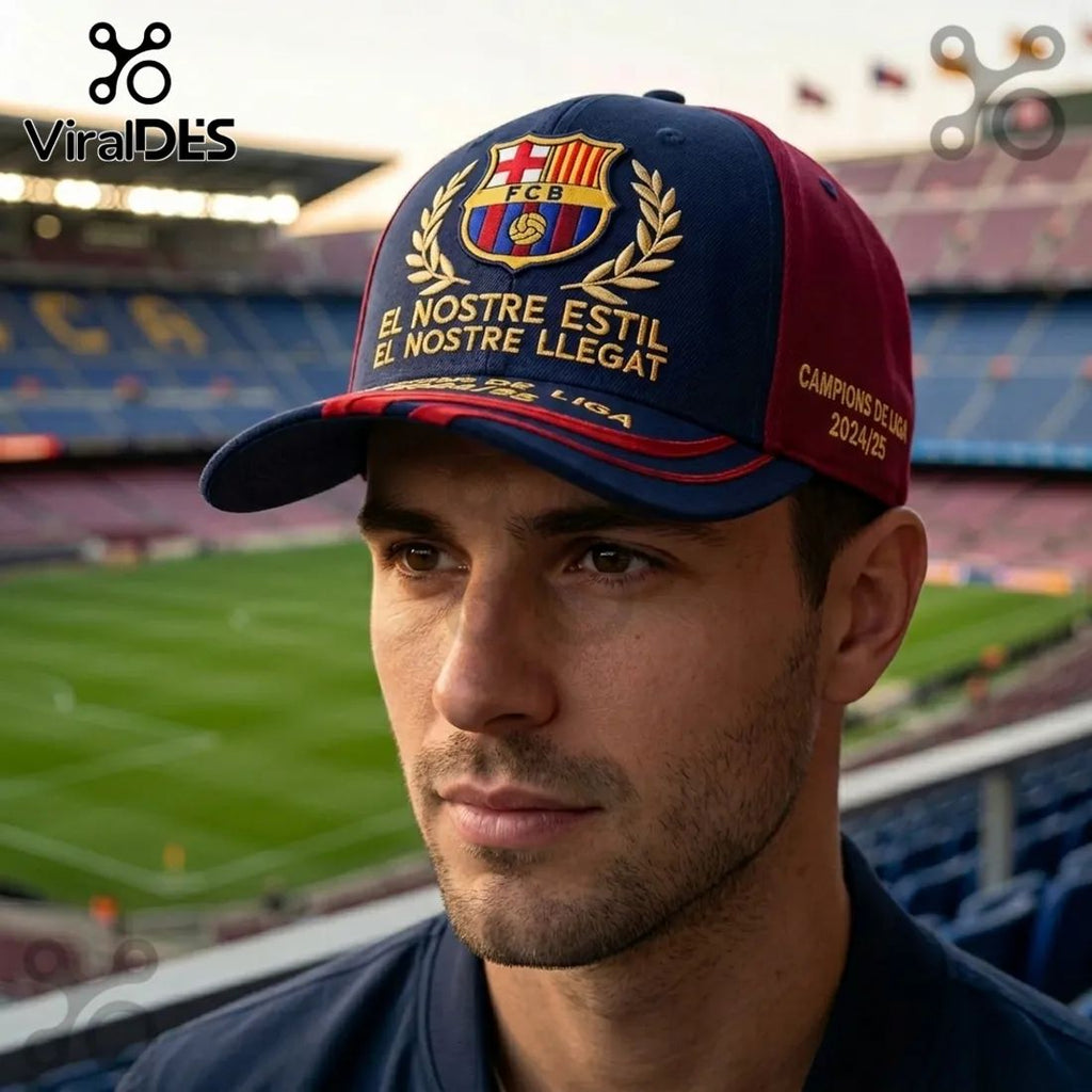 FC Barcelona Liga Champions Premium Baseball Cap
