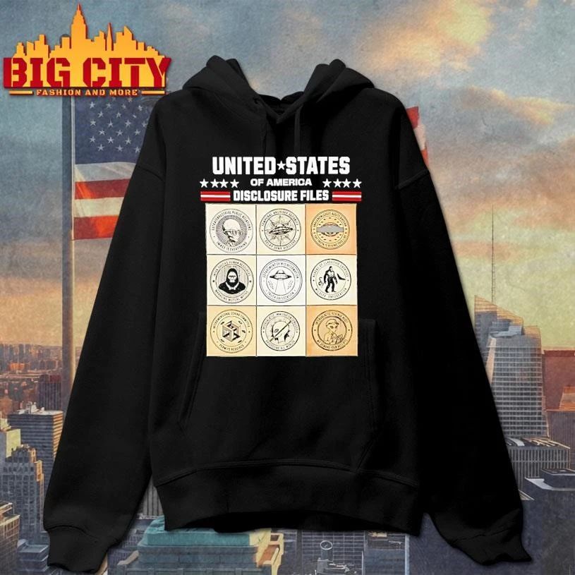 Ufo Alien Bigfoot United States Of America Disclosure Files Shirt