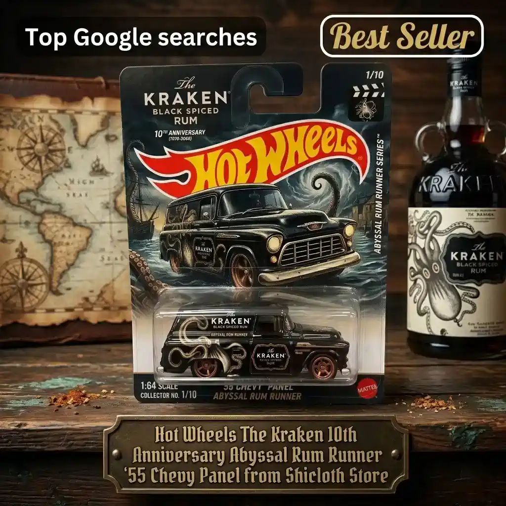 Wheels The Kraken 10th Anniversary Abyssal Rum Runner ’55 Chevy Panel
