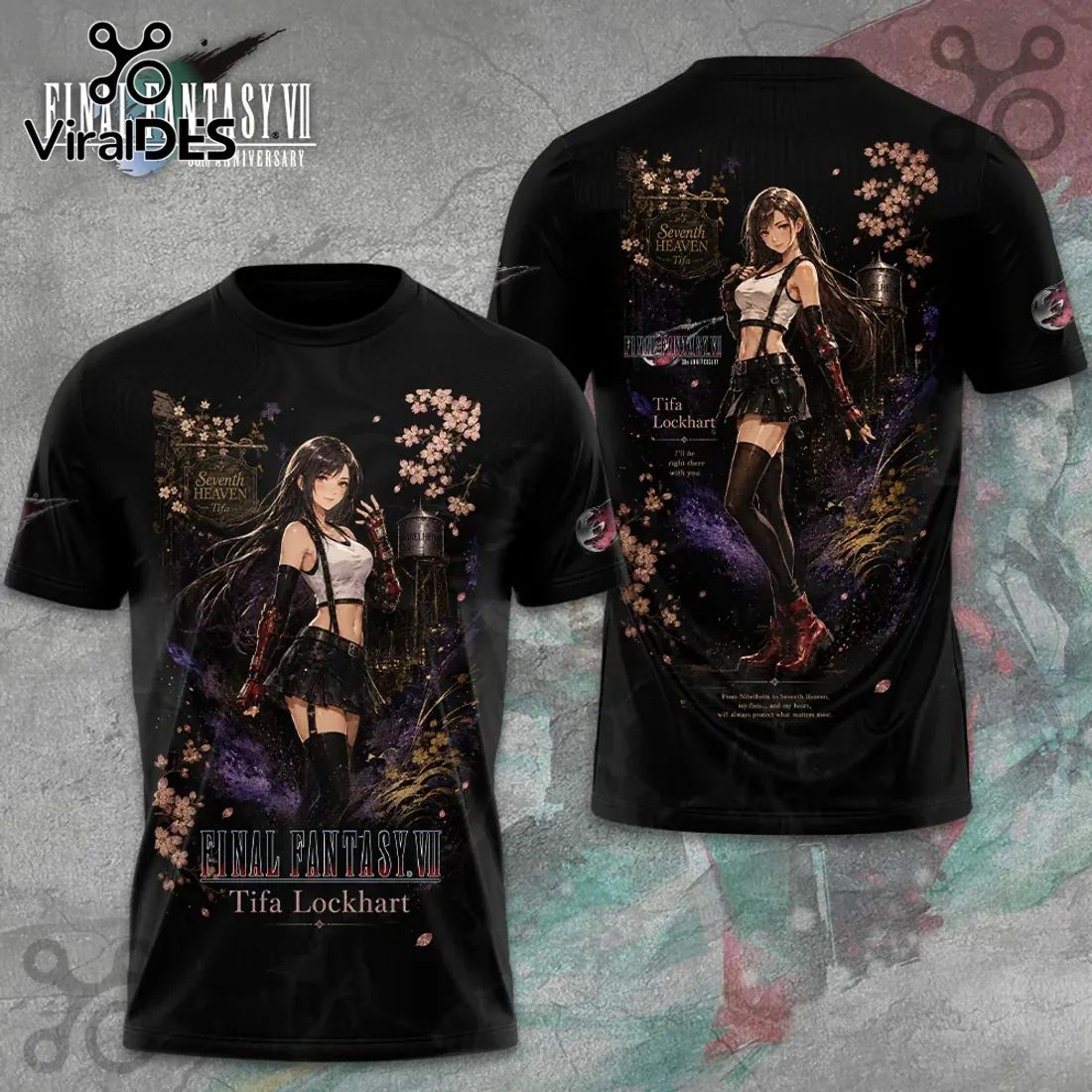 Final Fantasy VII 30th Anniversary Tifa Lockhart Hoodie