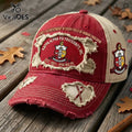 Kappa Alpha Psi Distressed Red Baseball Cap