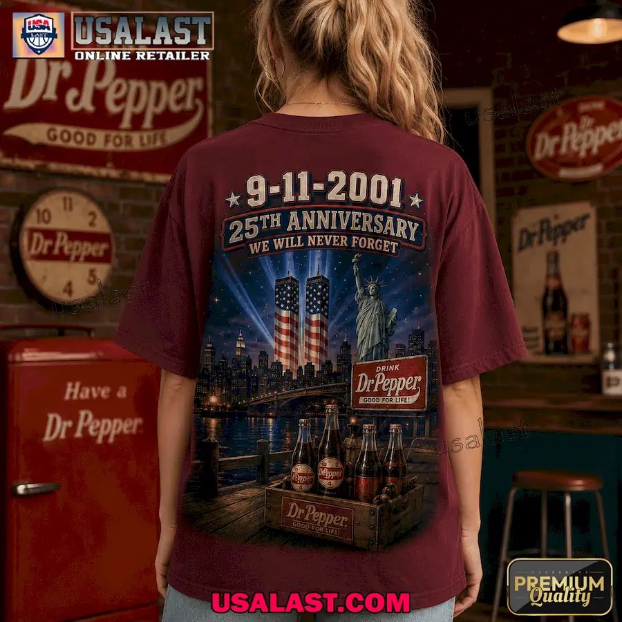 Dr Pepper 9/11 Memorial 25th Anniversary 3D Shirt