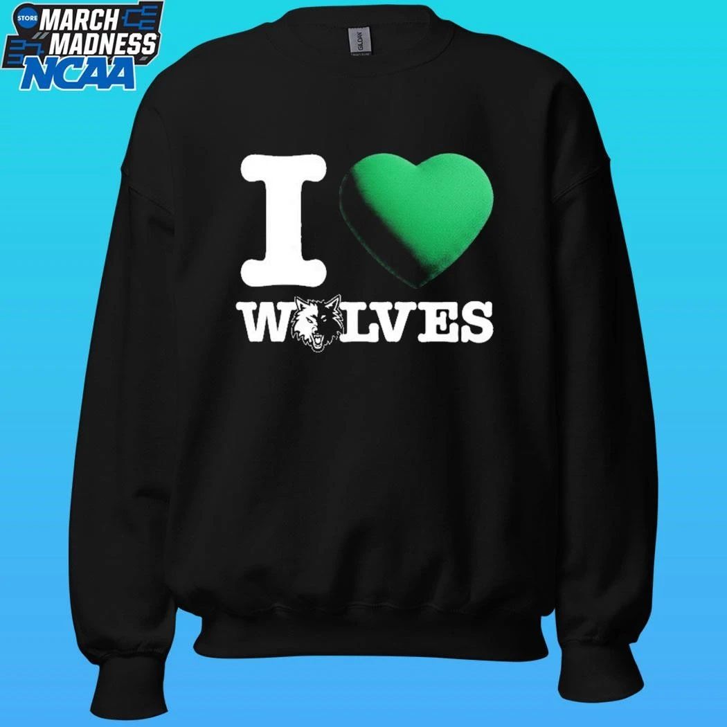 Timberwolves I Heart Wolves 2026 Playoffs Shirt