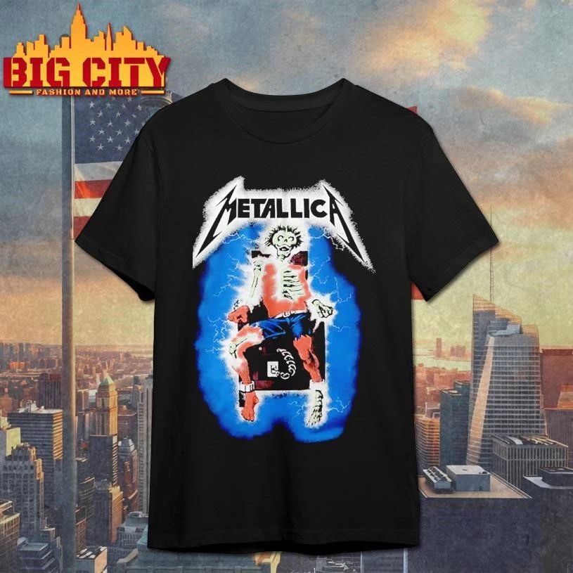Metallica Ride The Lightning Skull Shirt