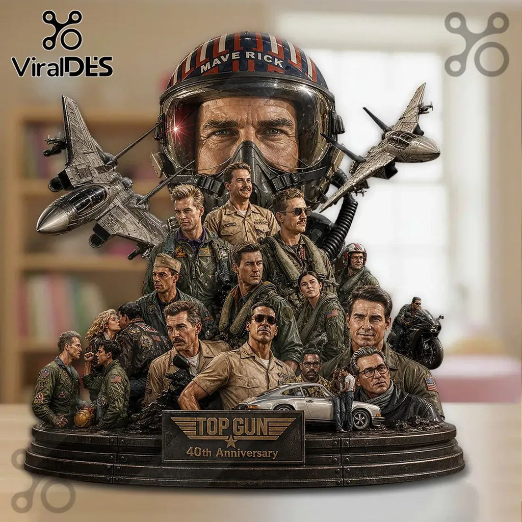 Maverick Top Gun 40th Anniversary Premium Acrylic Display