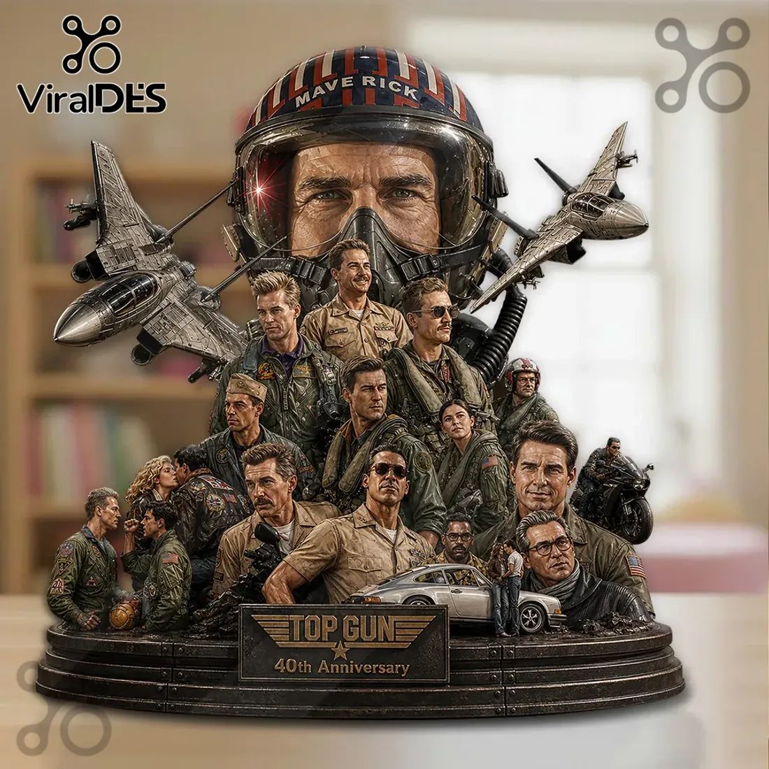 Maverick Top Gun 40th Anniversary Premium Acrylic Display