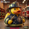 Firefighter Hero Premium Rubber Duck