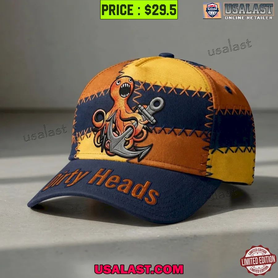 Dirty Heads Patchwork Style Adjustable Hat