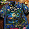 Dave Matthew Band Stained Glass Hawaiian Shirt