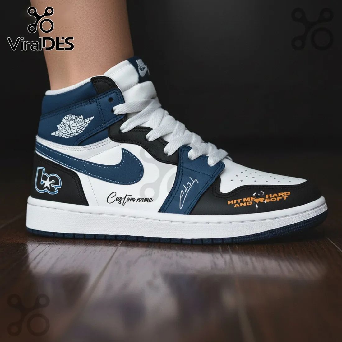 Billie Eilish Hit Me Hard and Soft Personalized High-Top Sneakers