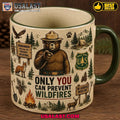 USFS Smokey Bear Only You Can Prevent Wildfires Coffee Mug