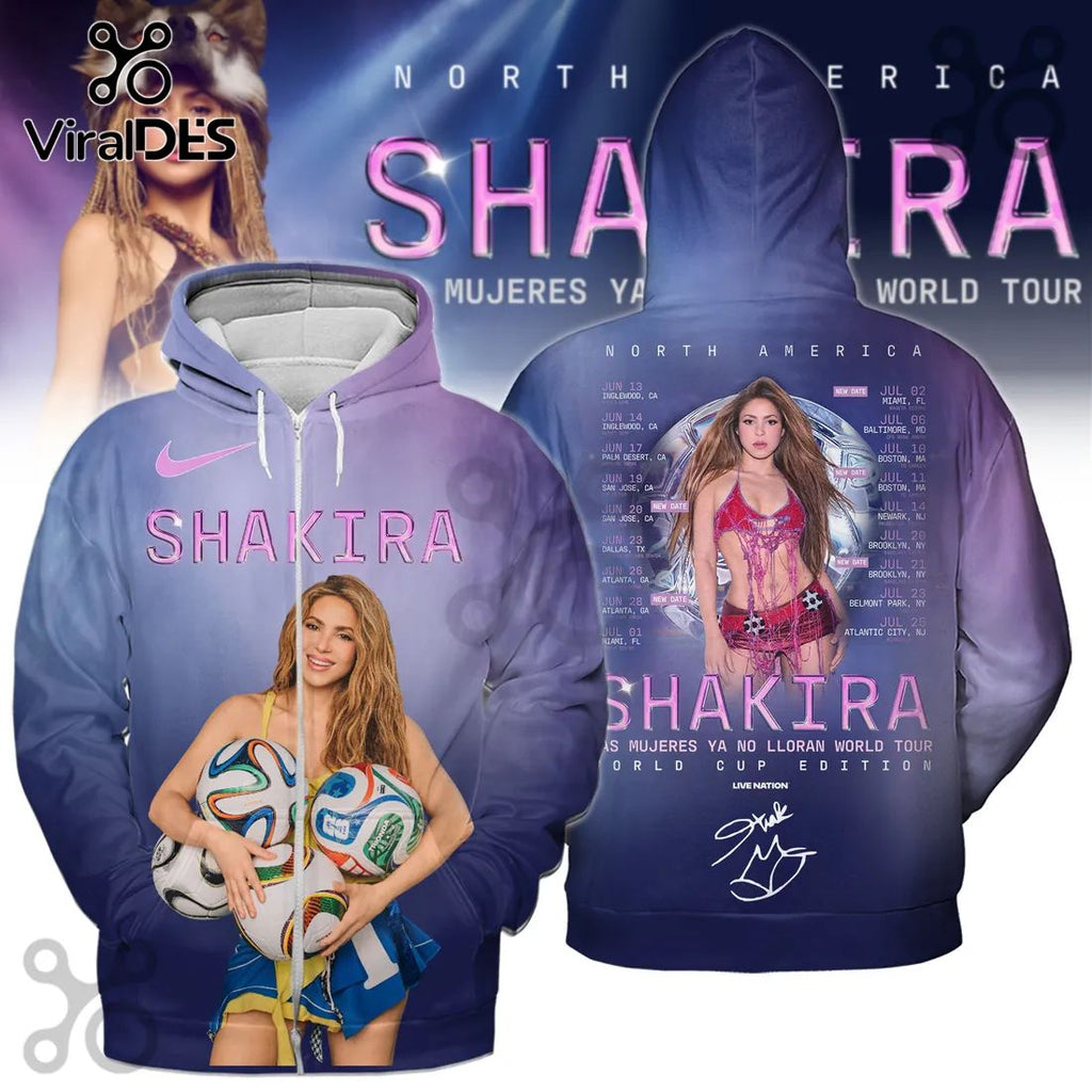 Shakira Mujeres Ya No Lloran World Tour 2026 Hoodie