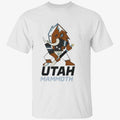Lawson Crouse With Utah Mammoth Mascot Shirt