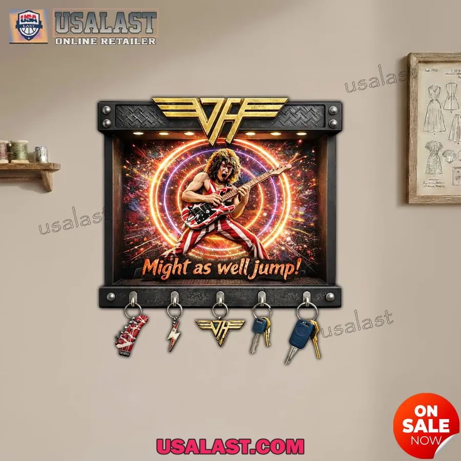 Van Halen Might As Well Jump Wall Key Holder