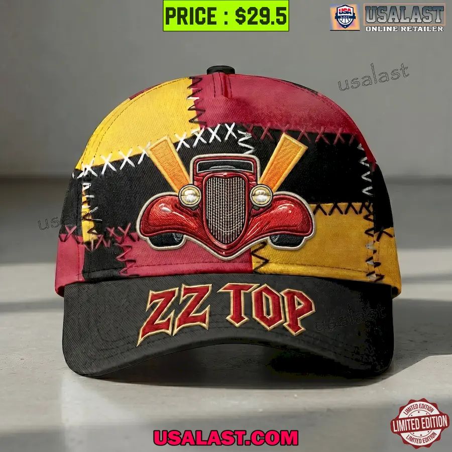 ZZ Top Patchwork Style Adjustable Hat