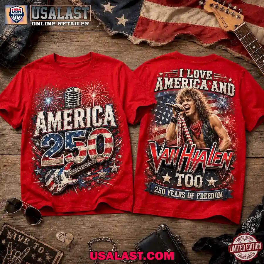 Van Halen America 250 Years Of Freedom 3D Shirt