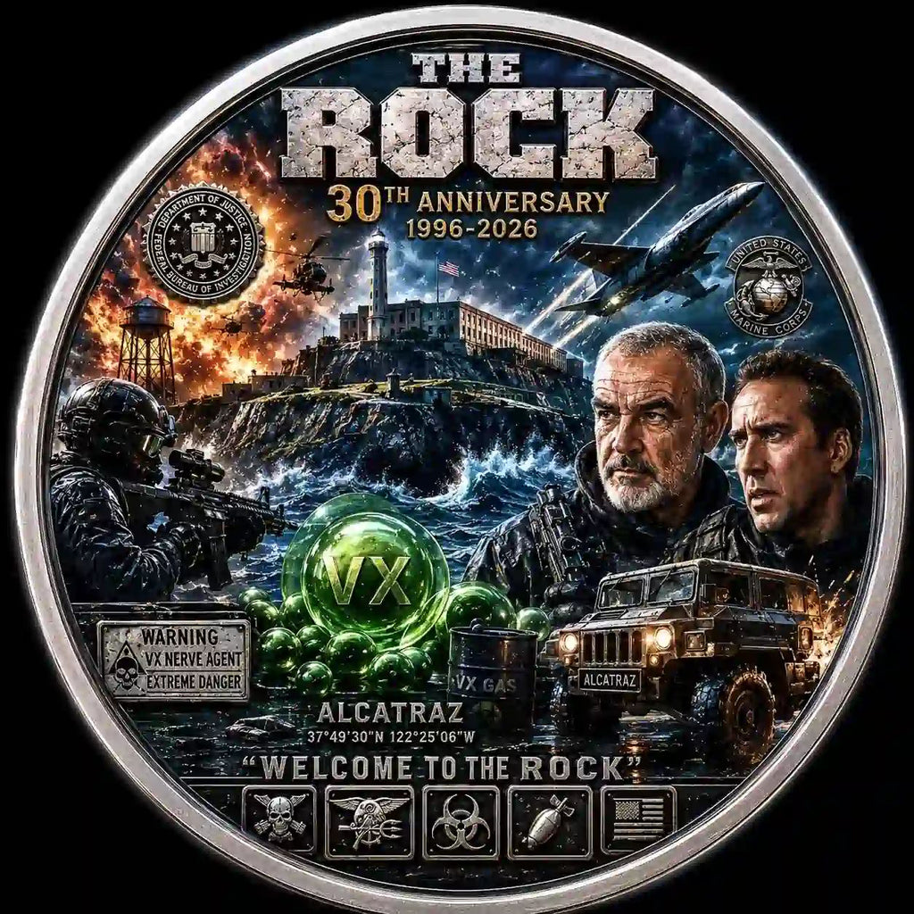 The Rock 30th Anniversary Commemorative Coin
