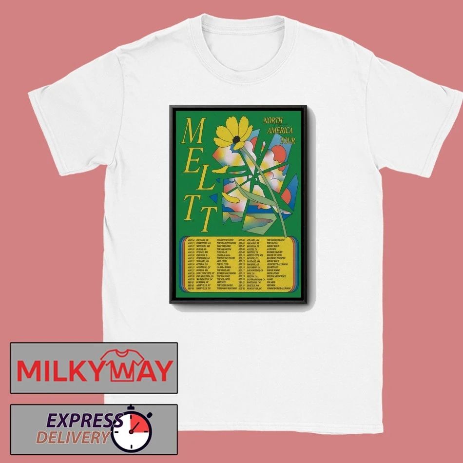 Meltt North America 2026 Tour Poster shirt