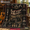 ZZ Top Eliminator Hot Rod Quilt Blanket