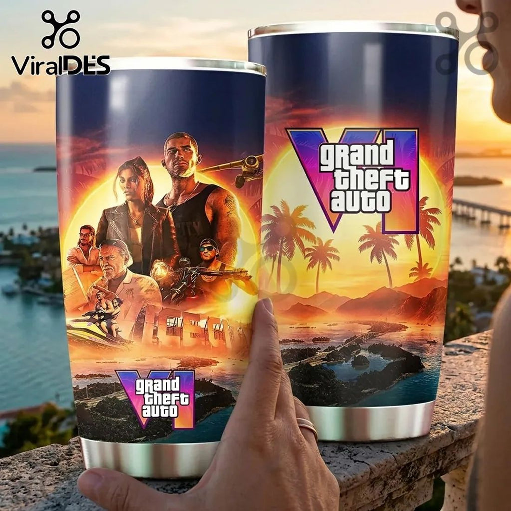 Grand Theft Auto VI Stainless Steel Tumbler