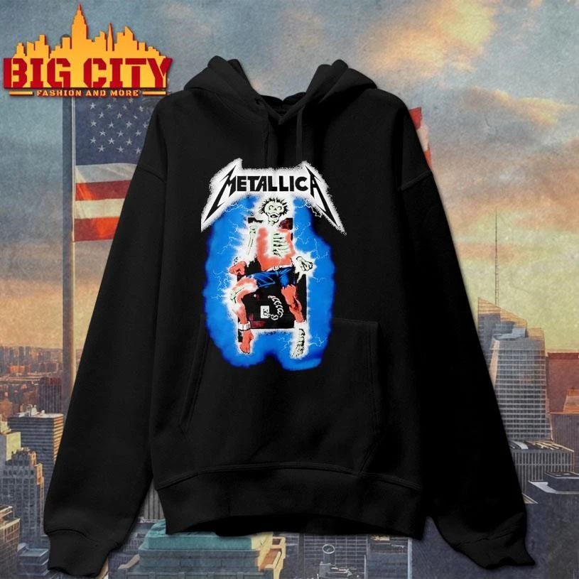 Metallica Ride The Lightning Skull Shirt