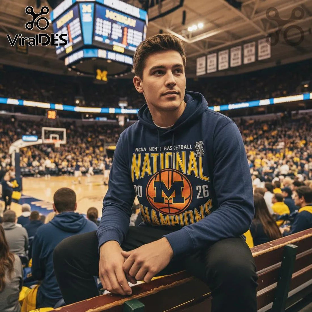 Michigan Wolverines 2026 NCAA Basketball National Champions Hoodie