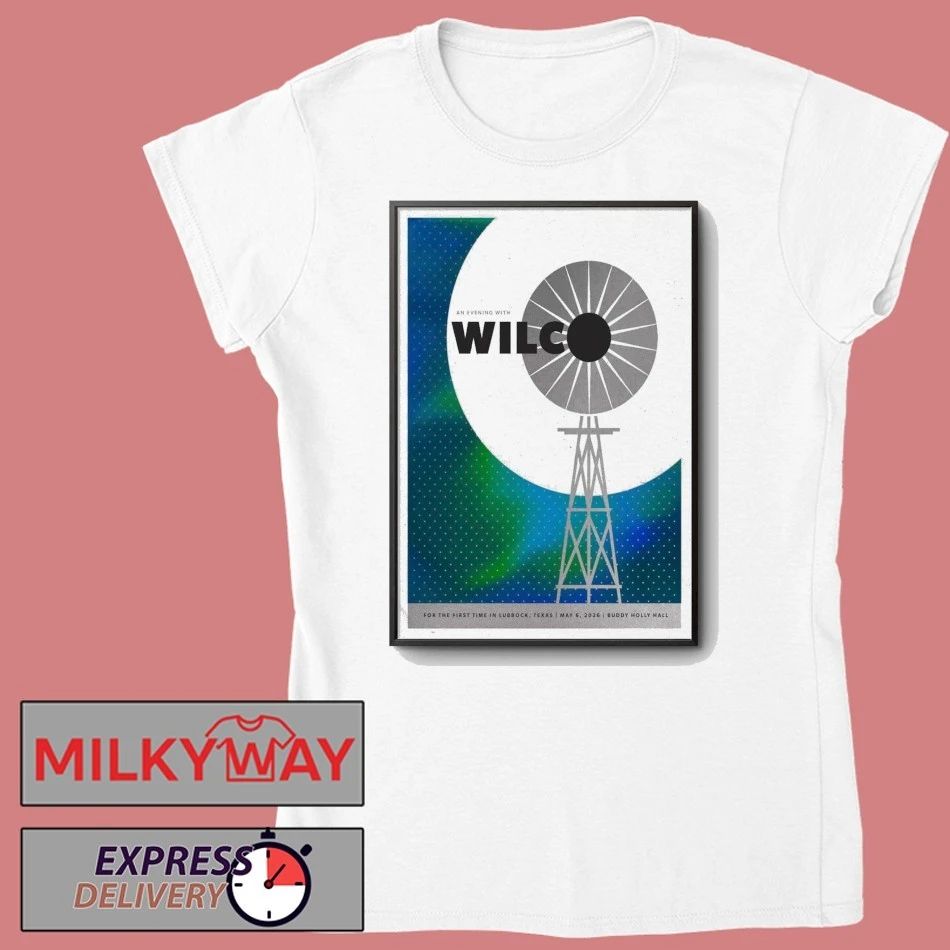 Wilco May 6 2026 In Lubbock TX Poster shirt