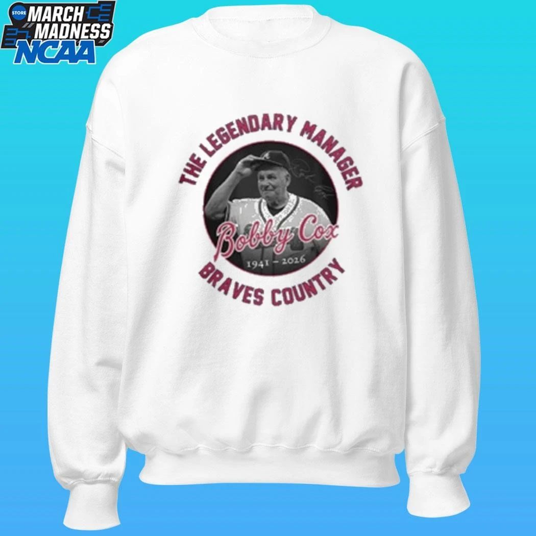 Bobby Cox 1941 2026 The Legendary Manager Braves Country Shirt