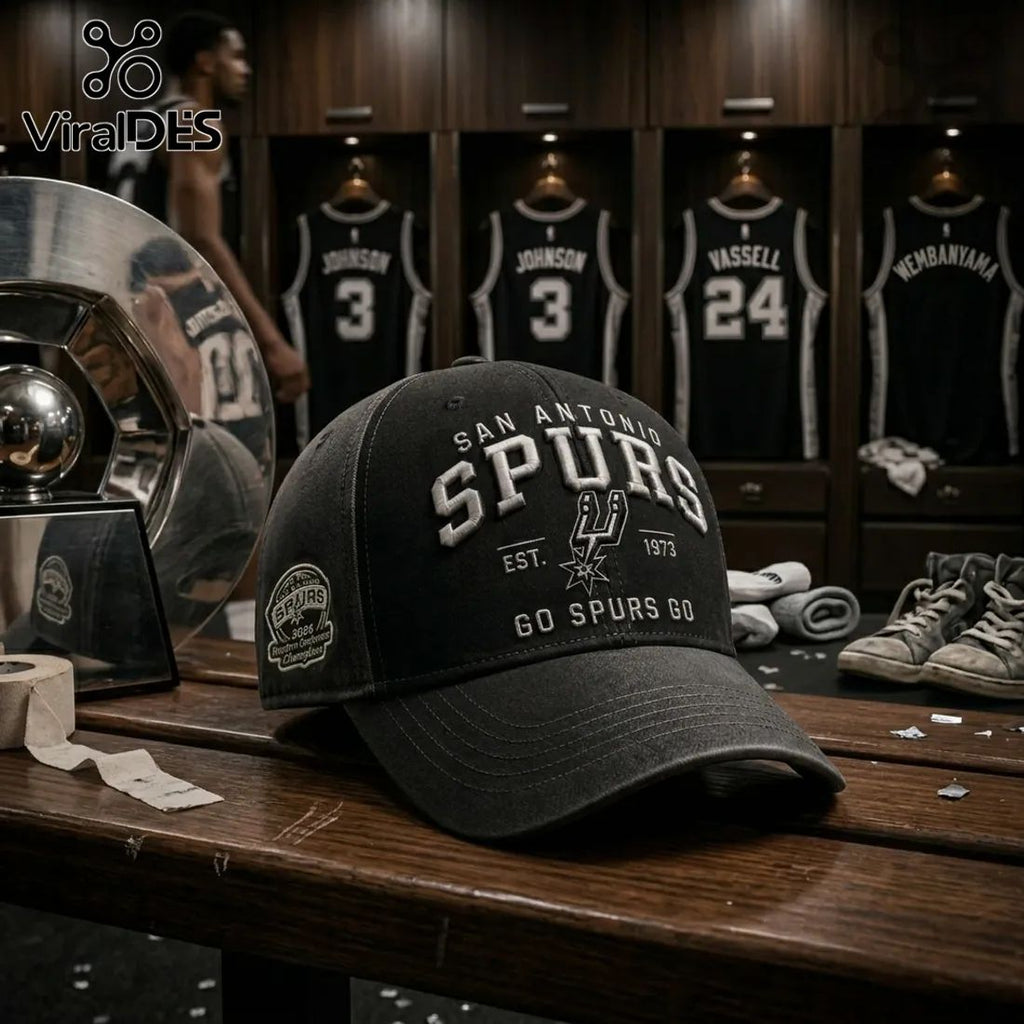 San Antonio Spurs 2026 Western Conference Champions Baseball Cap