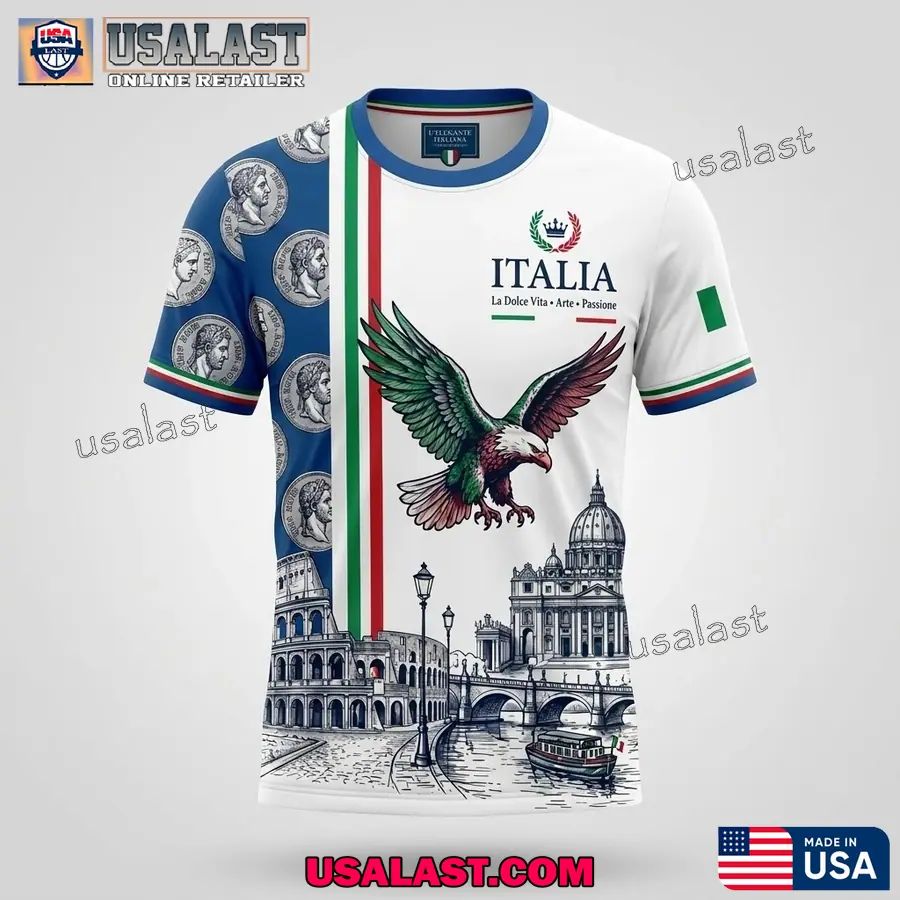 Italia Trending All Over Printed T-Shirt