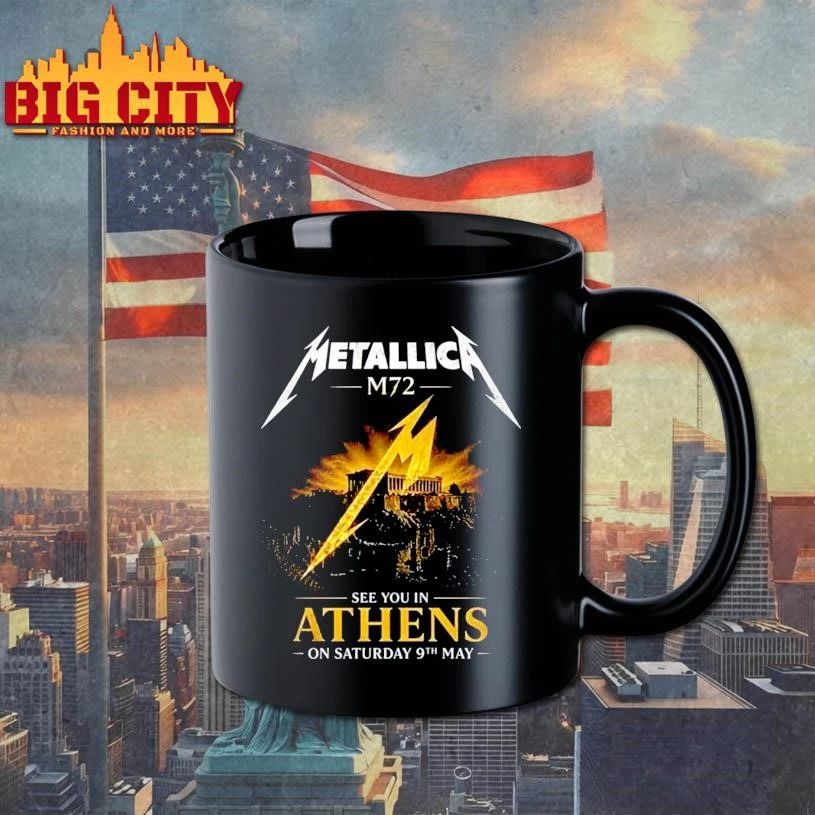 Metallica M72 Pop-up Shop See You In Athens On Saturday 9th May 2026 Shirt