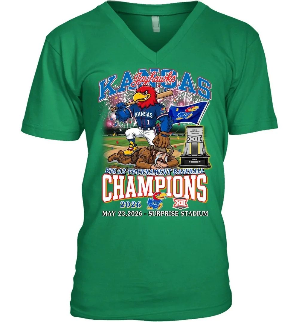 Kansas Jayhawks Big 12 Tournament Baseball Champions 2026 Hoodie