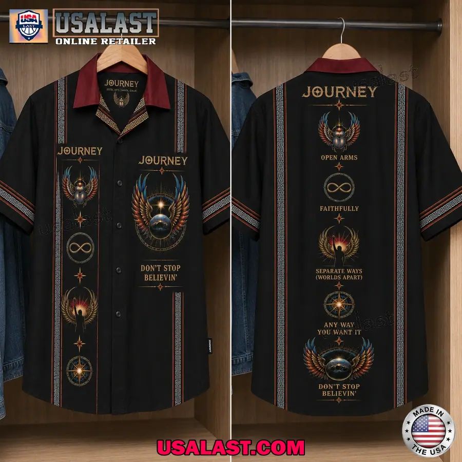 Journey Band Don’t Stop Believin Vintage Hawaiian Shirt