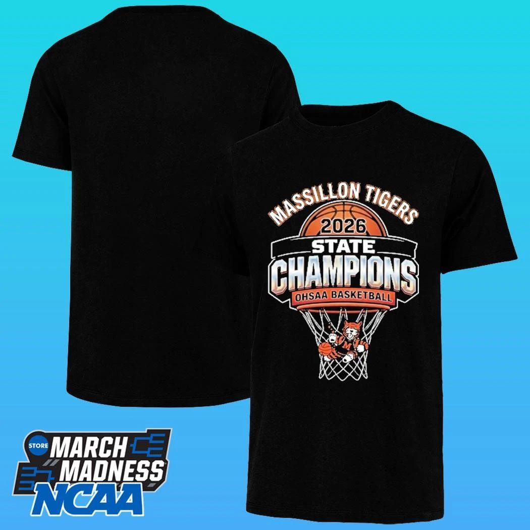 Massillon Tigers Ohsaa State Champions 2026 Shirt
