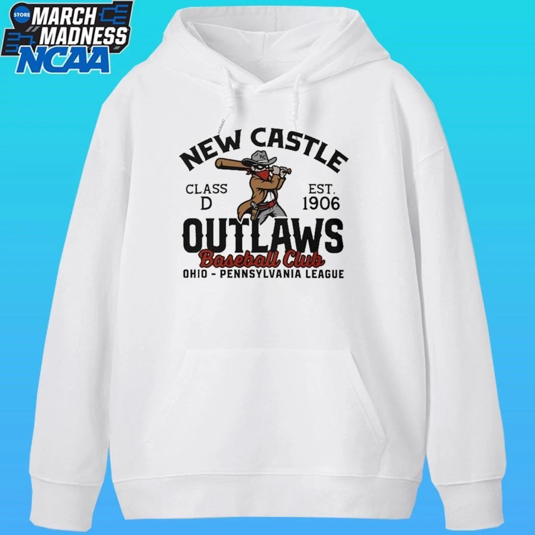 New Castle Outlaws Baseball Club 1906 Ohio Pennsylvania League Shirt