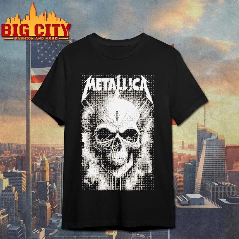 Metallica Baju Band Metal Kaos Band Rock Shirt