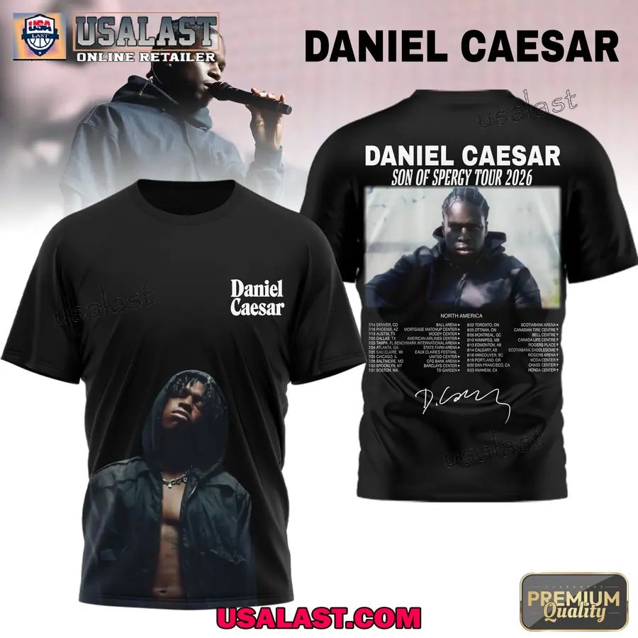 Daniel Caesar Son Of Spergy Tour 2026 Premium T-Shirt