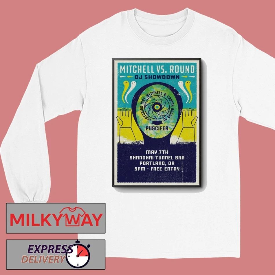 May 7 2026 Mitchell vs. Round Poster Portland, OR shirt