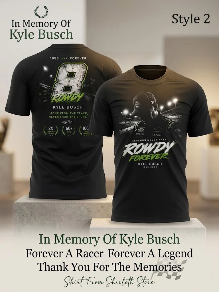 Kyle Busch The Last Lap Of A Legend Tribute Shirt