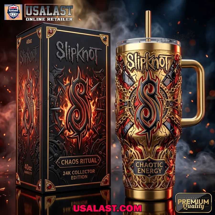 Slipknot Chaotic Energy Tumbler With Handle
