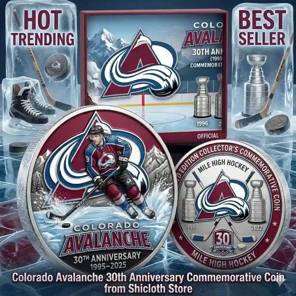 Colorado Avalanche 30th Anniversary Commemorative Coin