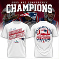 NE Patriots x 2025 AFC Conference Champions American Football Conference 2025-26 Logo Shirt