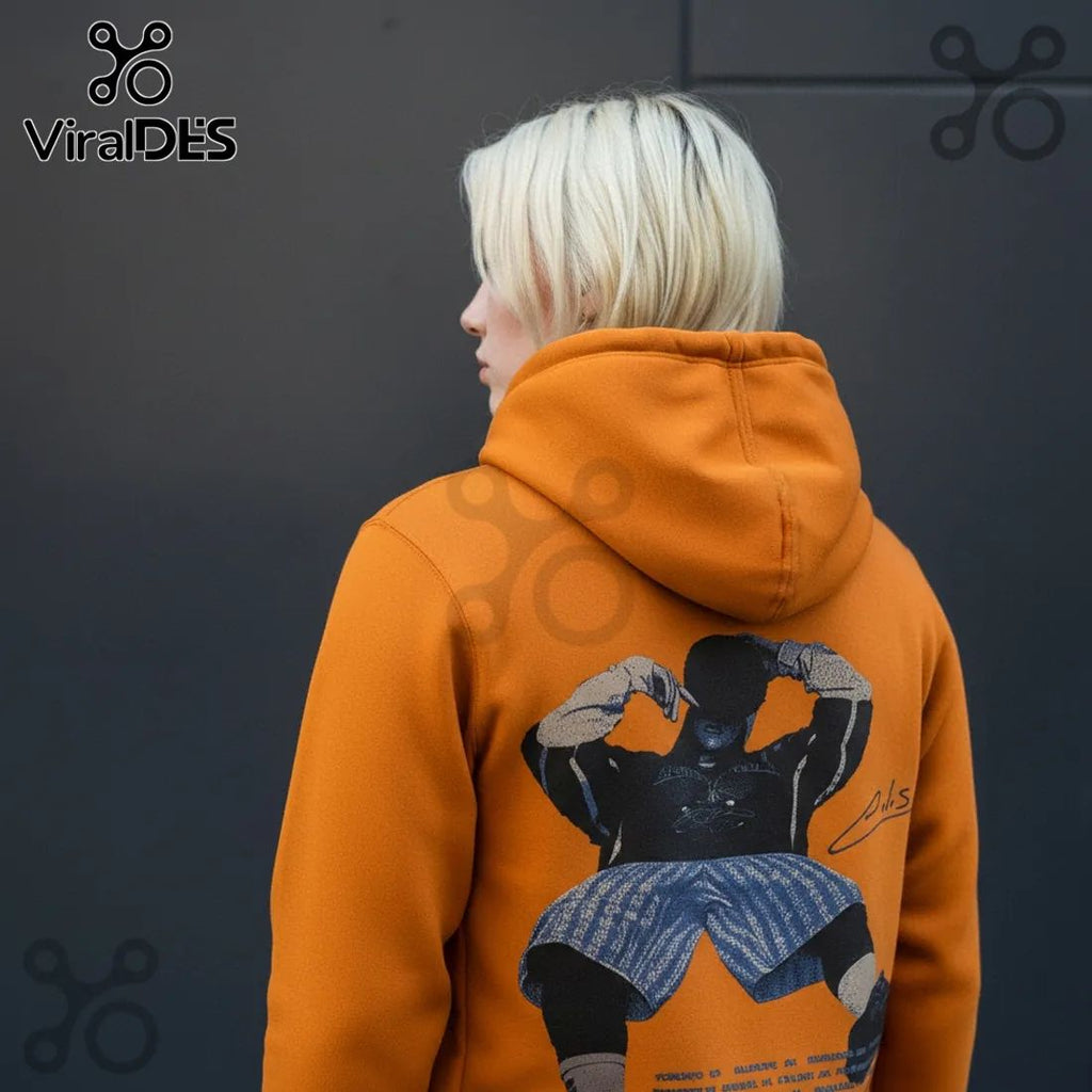 Billie Eilish Hit Me Hard and Soft The Tour Orange Hoodie
