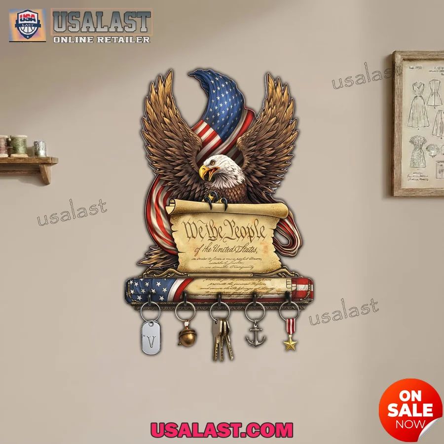 US 250th Anniversary Commemorative Wall Key Holder