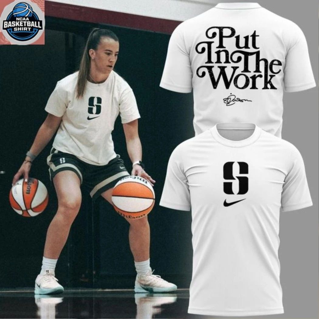 New York Liberty Sabrina Ionescu 2026 Put In The Work Hoodie T-Shirt
