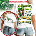 Buc-ee’s Happy St.Patrick’s Day Logo Two Sided Hoodie T-Shirt
