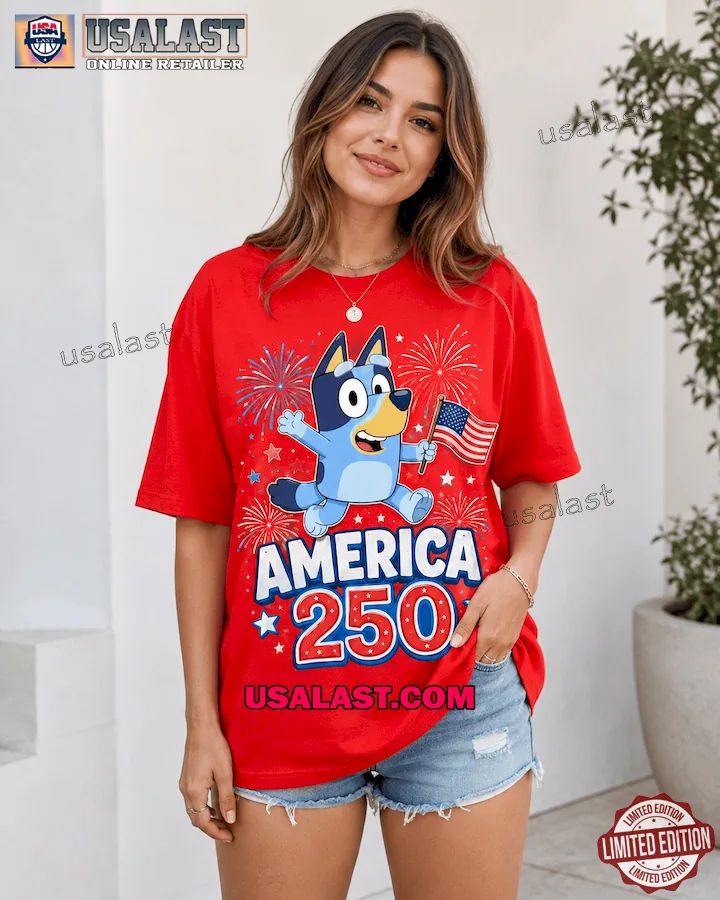 Bluey America 250 Years Of Freedom 3D Shirt