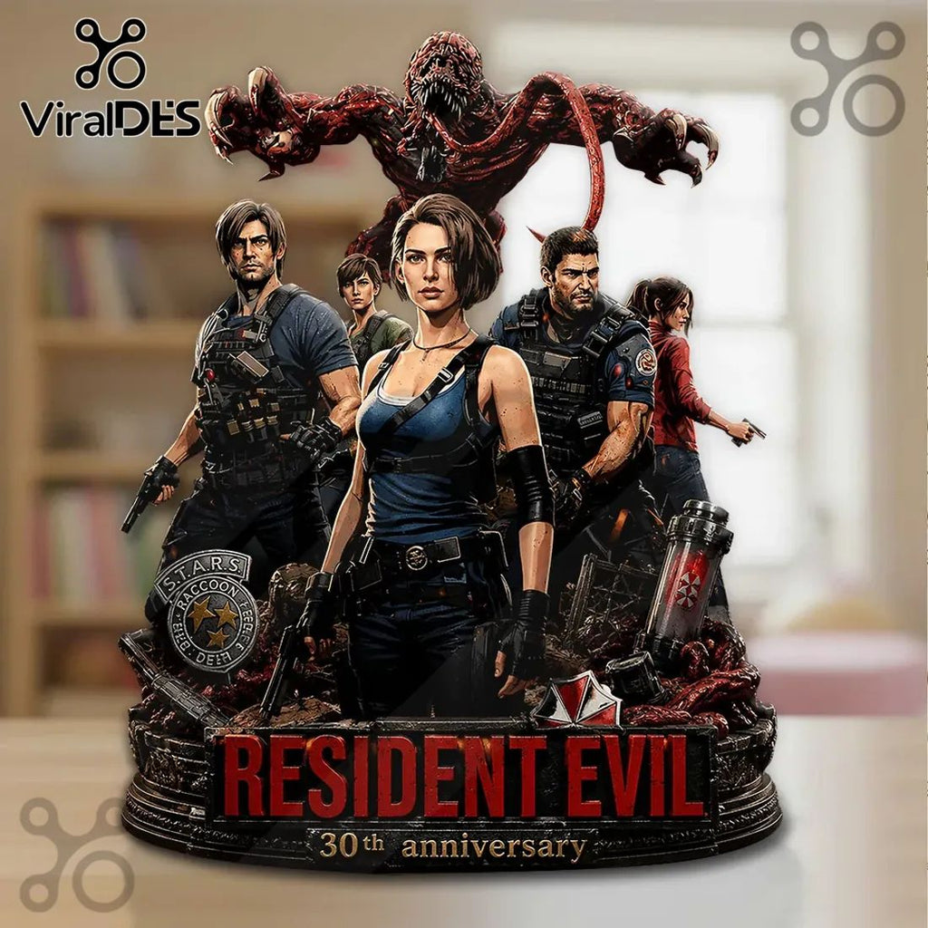 Resident Evil 30th Anniversary 3D Diorama Plaque