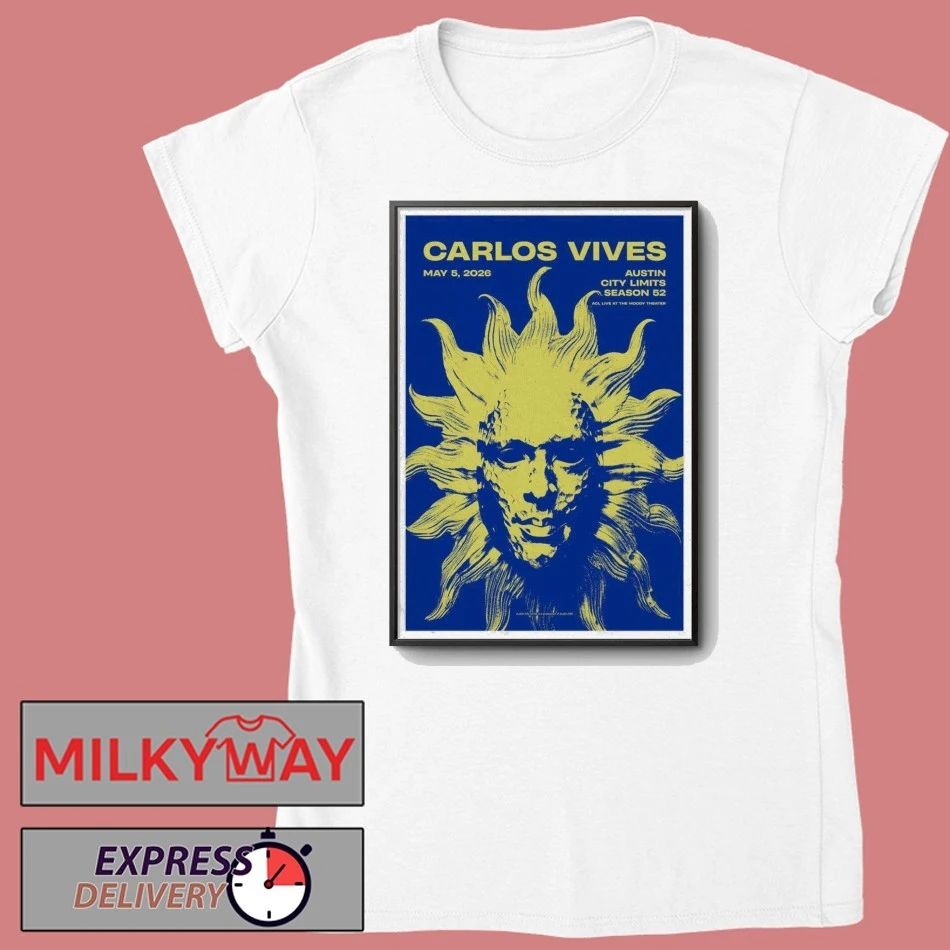 TOUR Carlos Vives Austin, Texas May 5 2026 Poster Season 52 shirt